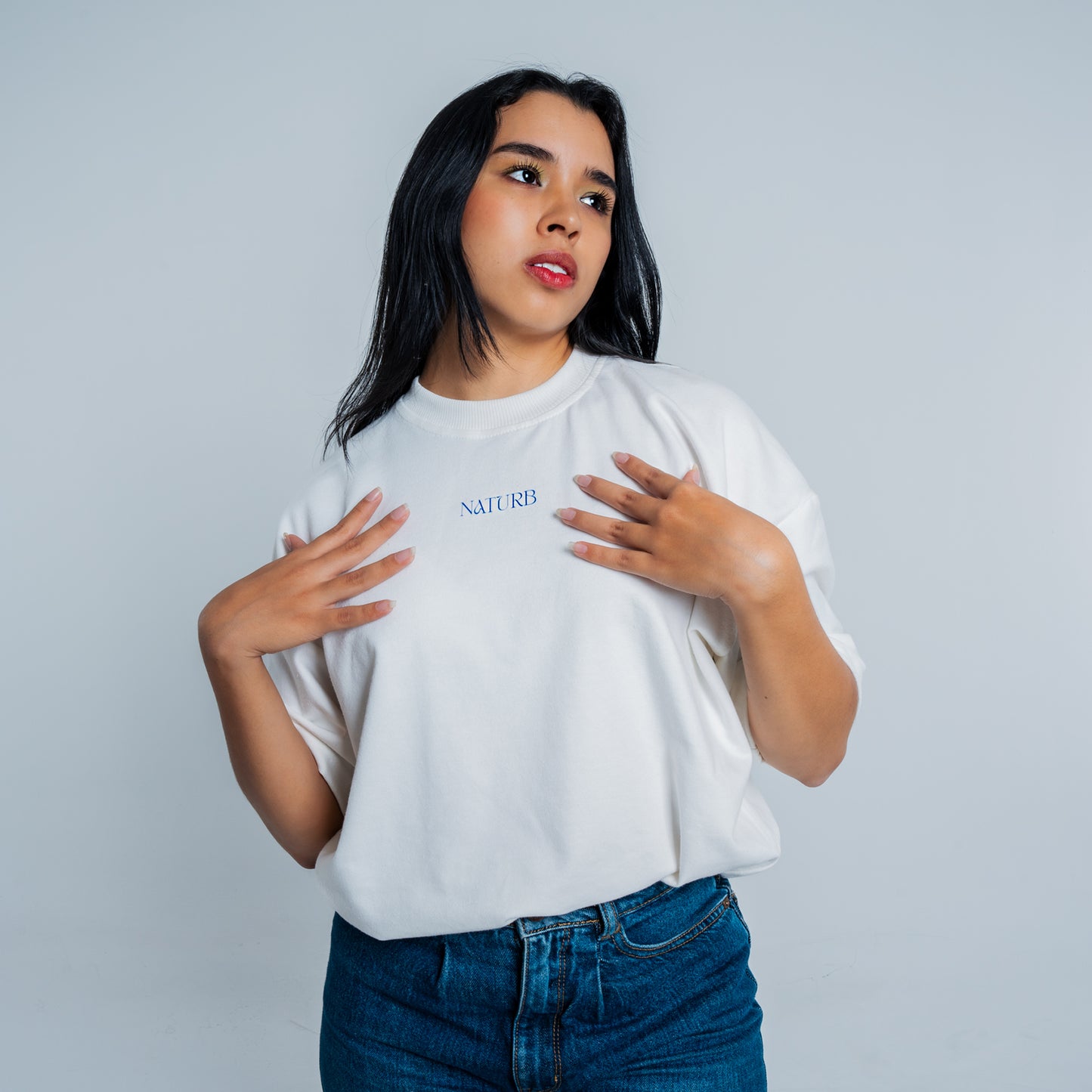 B A S I C S | Oversized T-Shirt - White
