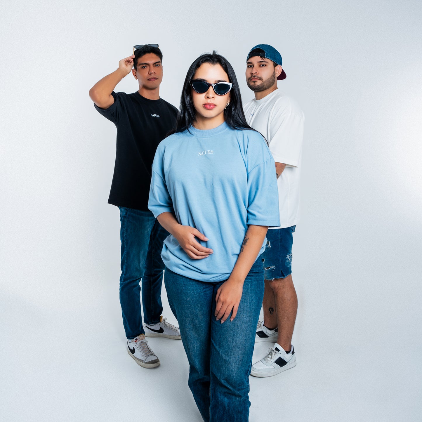 B A S I C S | Oversized T-Shirt - Blue