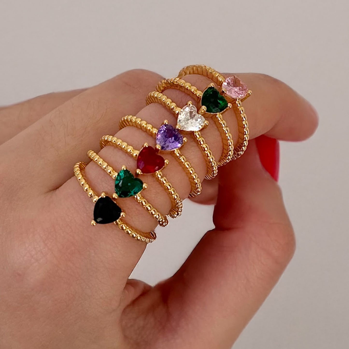 INYMA | Anillo Corazón Brillante