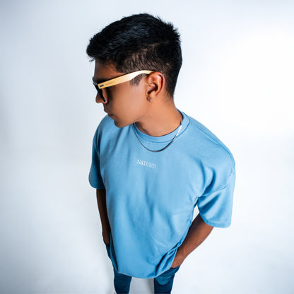 B A S I C S | Oversized T-Shirt - Blue