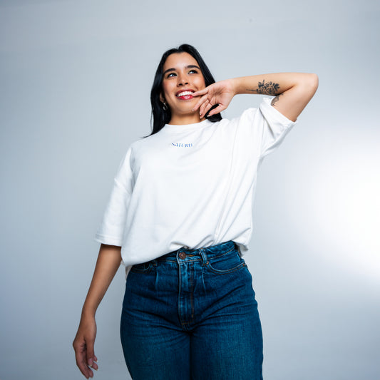 B A S I C S | Oversized T-Shirt - White