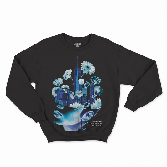 City Gardens Collection | Black Oversized Pullover