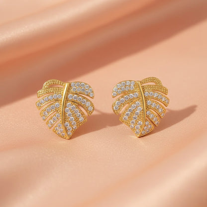 INYMA | Aretes Shiny Leaf