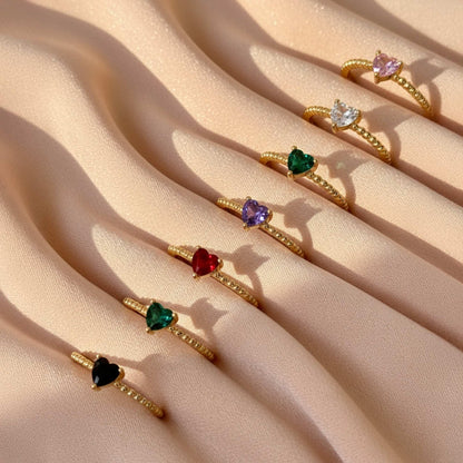 INYMA | Anillo Corazón Brillante