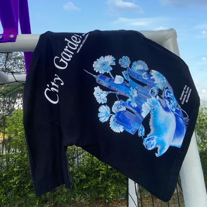 City Gardens Collection | Oversized T-Shirt - Black