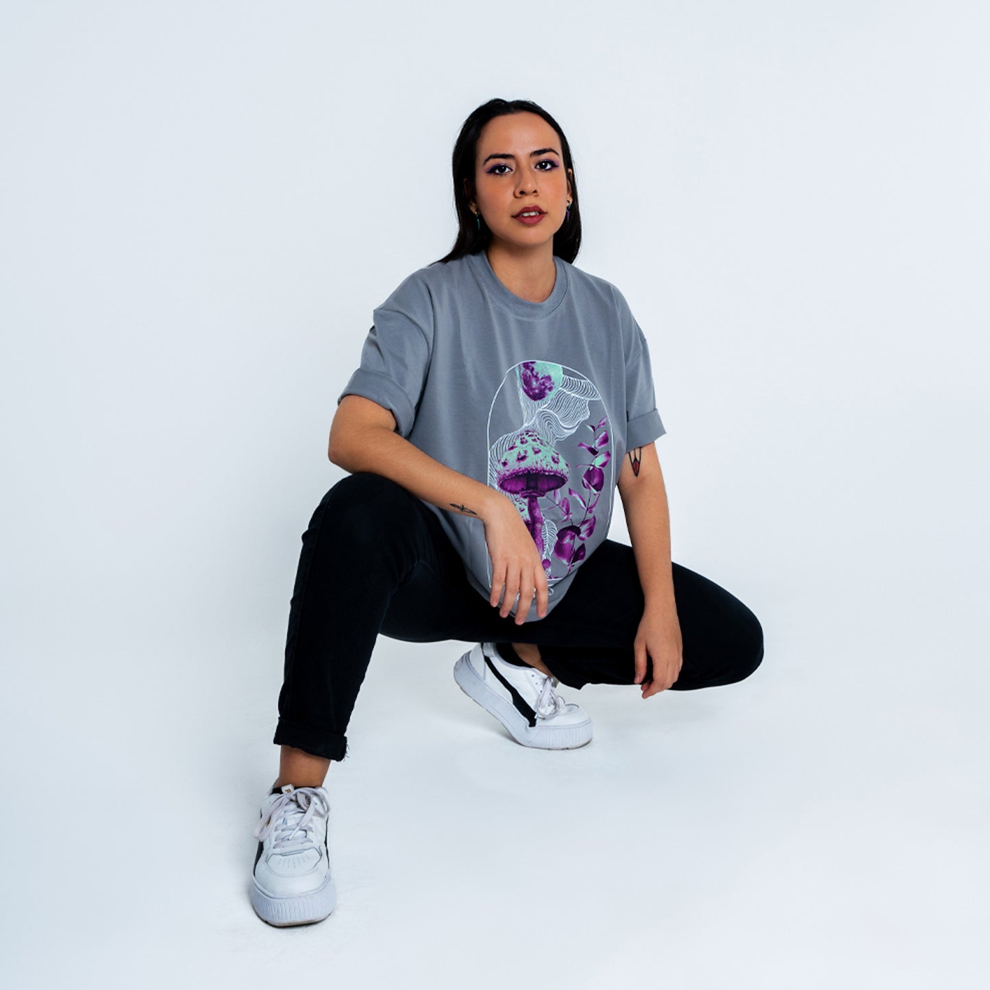 Mycelium Collection | SERENITY Oversized T-Shirt