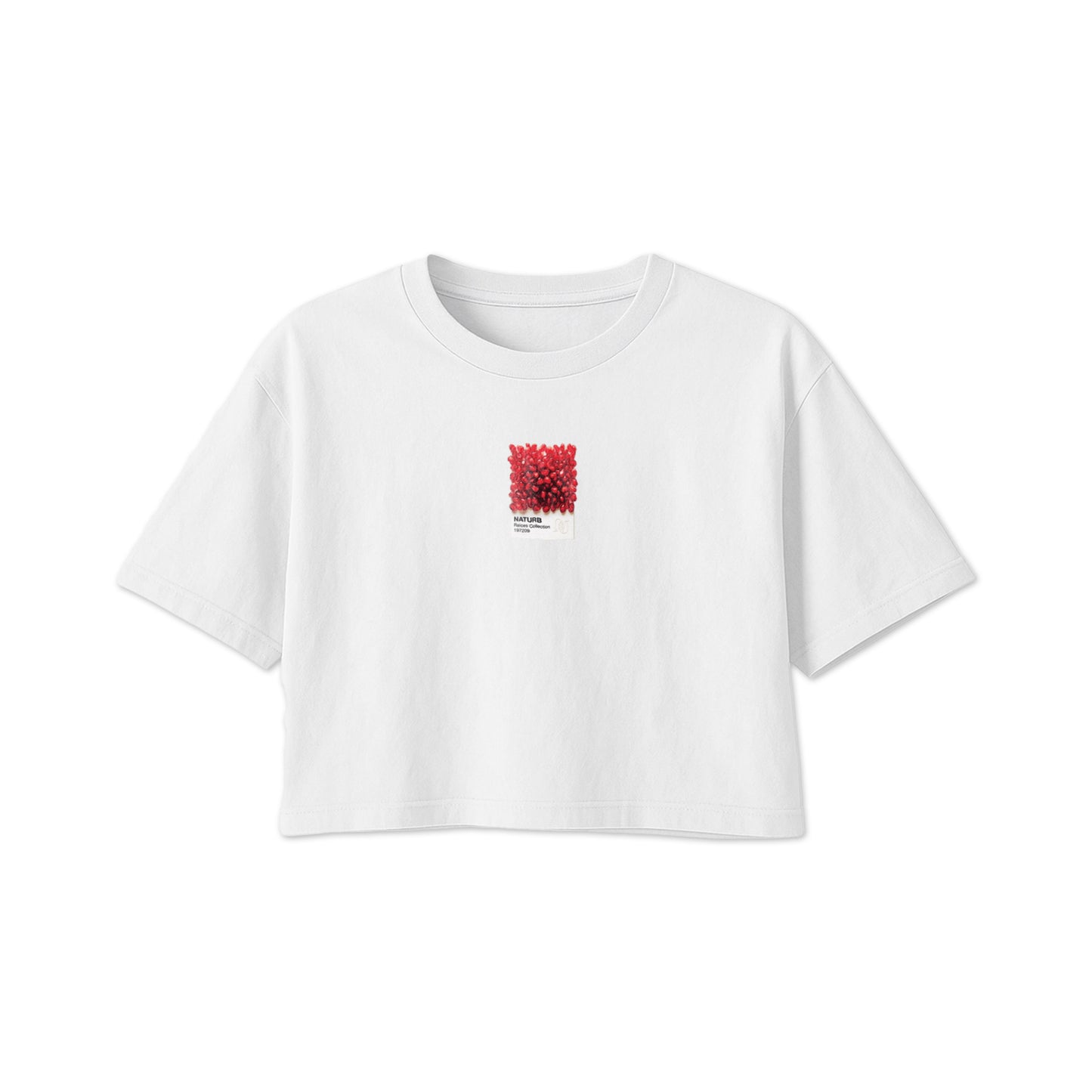 Raíces Collection | Color Granada Crop Top - Blanco