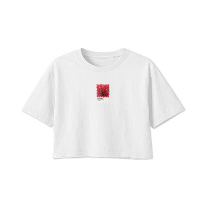 Raíces Collection | Color Granada Crop Top - Blanco