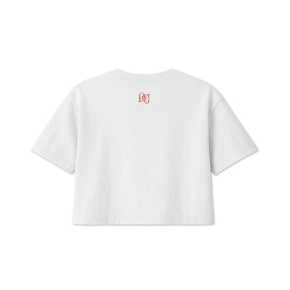 Raíces Collection | Color Granada Crop Top - Blanco