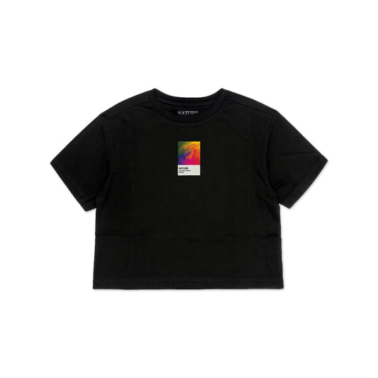 Raíces Collection | Color Paraíso Crop Top - Negro