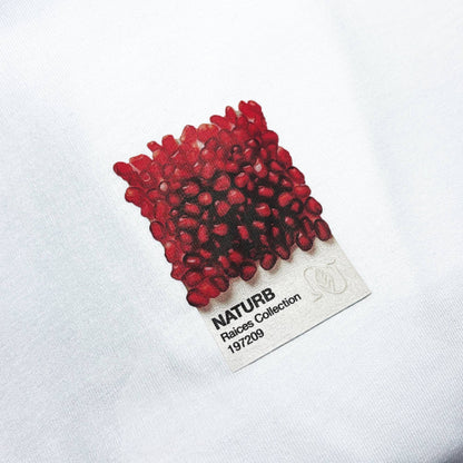 Raíces Collection | Color Granada T Shirt - Blanco